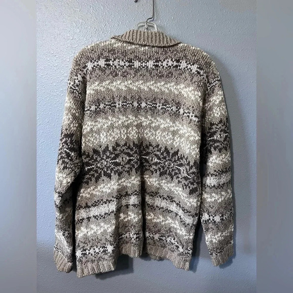 VINTAGE Hasting & Smith Knit Cardigan Women’s Sz LG Wool Blend Full Zip EUC. - Picture 2 of 5